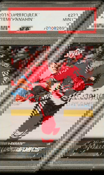 2015 Upper Deck Young Guns Artemi Panarin #221 PSA 9