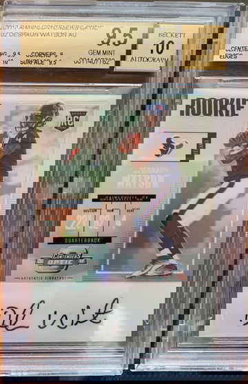 Deshaun Watson 2017 Panini Optic Contenders Rookie Ticket Auto BGS 9.5 10 RC Autograph SP/300