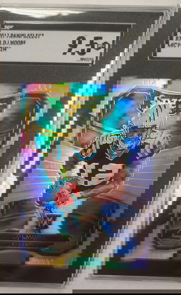 DJ Moore 2017 Select XRC Redemption SGC 9.5