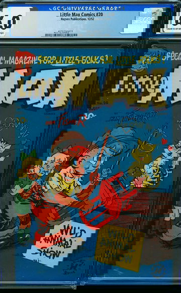 LITTLE MAX COMICS #20, CGC 6.0 FN