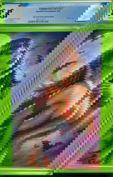 Vampirella 21 Gold Foil Virgin Cover