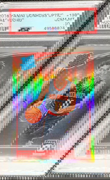 2018 Panini Optic Holo Trae Young PSA 10 Gem-Mint