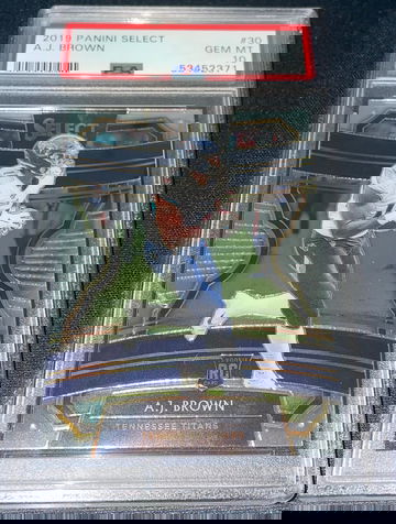 2019 Panini Select A.J. Brown Rookie RC PSA 10 #30