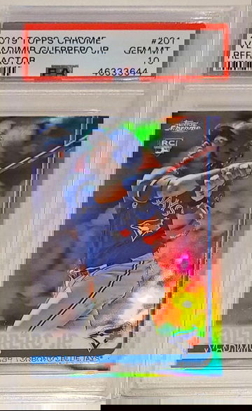 Vladimir Guerrero Jr Topps Chrome Refractor PSA 10 