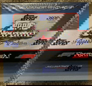 2020 Topps Chrome Formula 1 Racing Sapphire Edition Box