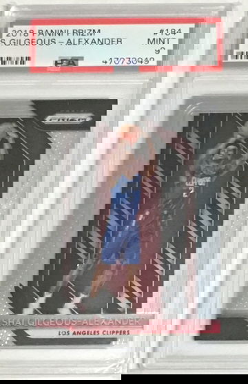 2018 Panini Prizm Shai Gilgeous-Alexander #184 PSA 9