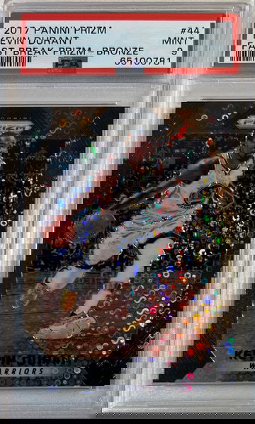 2017-18 Panini Prizm Fast Break Basketball #44 Kevin Durant Bronze /20 PSA 9 SSP