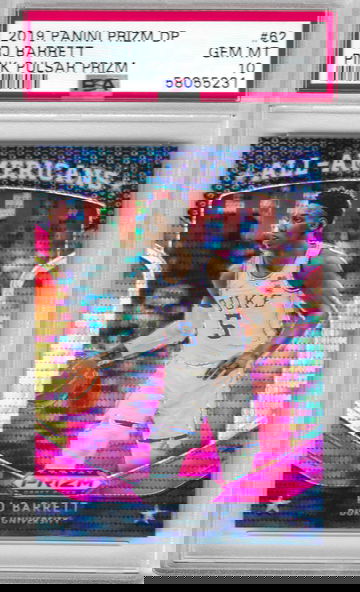 2019 Prizm Draft Picks RJ Barrett All-Americans #62 Pink Pulsar PSA 10
