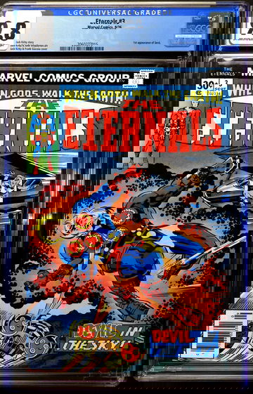 The Eternals #3 🔥 Marvel Comics - 1st Appearance Sersi 🔥 CGC 9.8 - OW-W Pages