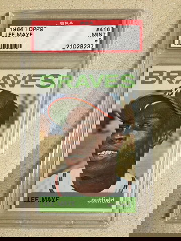 1964 Topps #416 Lee Maye PSA 9 MINT BRAVES