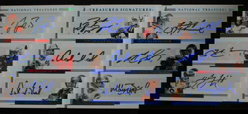 🌟 BURROW MANNING MURRAY AIKMAN BLEDSOE GOFF LUCK STAFFORD VICK - 2020 National Treasures 9 QB AUTO RC - TRUE 1/1