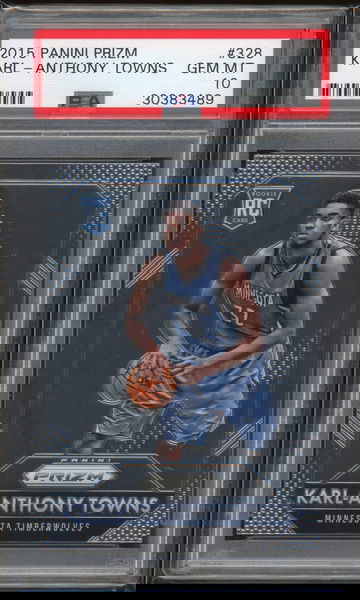 2015 Panini Prizm Karl Anthony Towns PSA 10