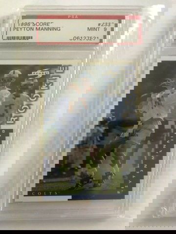 1998 Score Peyton Manning PSA 9 Mint