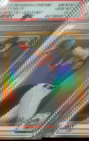 Brett Baty Gold /50 - Pop 5