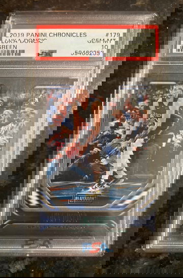 2019 Panini Chronicles #176 Luka Doncic Green PSA 10 Pop 2