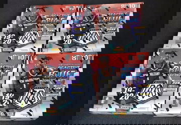 2019 2020 NBA BASKETBALL MOSAIC MEGA MEGAS LOT OF 4 ZION JA LEBRON ?