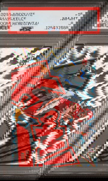 2024 Panini Absolute Kaboom! Horizontal Travis Kelce #5 PSA 8