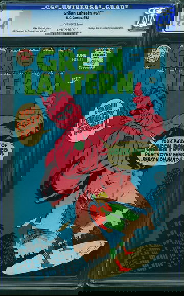 GREEN LANTERN #61, CGC 9.4 NM