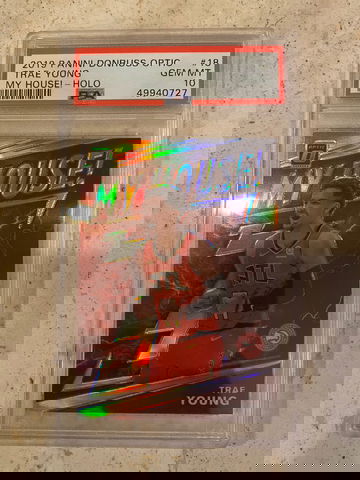 2019-20 Panini Donruss Optic Trae Young My House Holo PSA 10