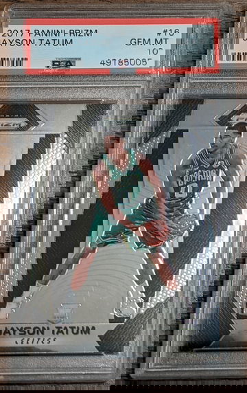 Jayson Tatum 2017 Prizm #16 PSA 10