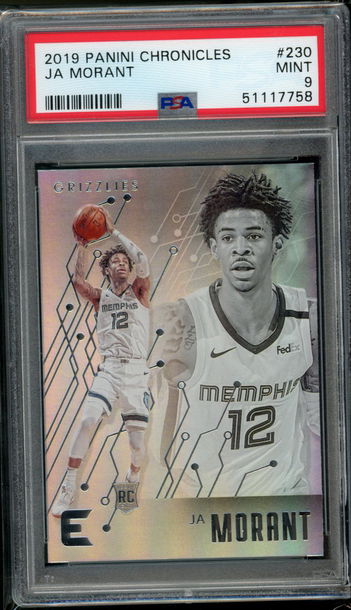 2019 Chronicles Essentials Ja Morant PSA 9 