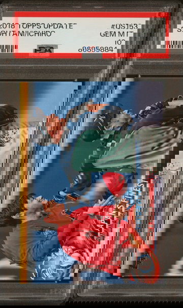 2018 Topps Update Shohei Ohtani/Ichiro Suzuki #US153 PSA 10