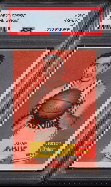 1957 Topps Gene Shue Dp #26 PSA 4