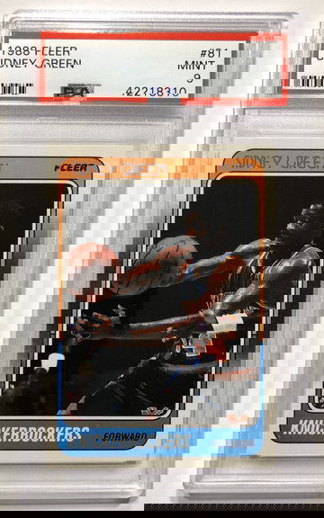 1988 Fleer Sidney Green PSA 9 #81