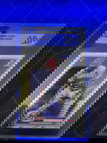 2020 Bowman Chrome #79 Aristides Aquino SGC 10