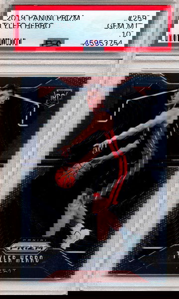 Tyler Herro 2019-20 Panini Prizm #259 Rookie Card RC PSA 10 Gem Mint Heat