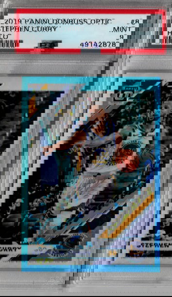 2019 Optic Stephen Curry HOLO PSA 9
