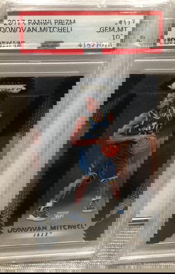2017 Panini Prizm Donovan Mitchell PSA 10