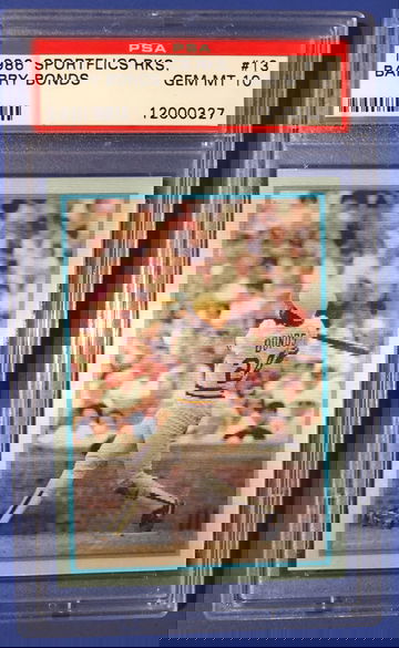 1986 Sportflics Rookies #13 Barry Bonds PSA 10