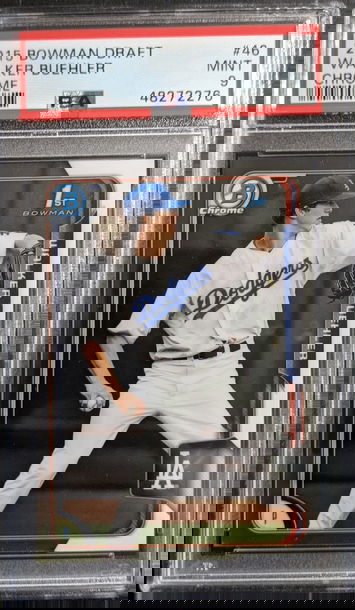 2015 Bowman Draft Chrome #46 Walker Buehler PSA 9 Dodgers