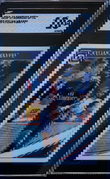 2018 Kylian Mbappe Donruss optic ROOKIE SGC 10 gem