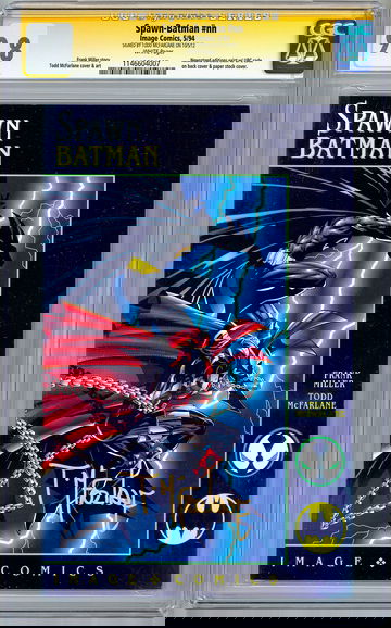 SPAWN-BATMAN #NN CGC-SS 9.8 SIGNED TODD MCFARLANE SPAWN CREATOR CVR & ART 1994