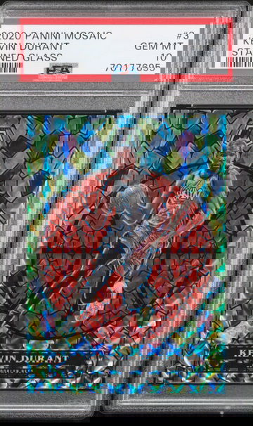 2020 Mosaic Kevin Durant Stained Glass PSA 10
