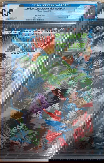 Hulk vs Thor: Banner of War Alpha #1 Shaw Variant CGC 9.8