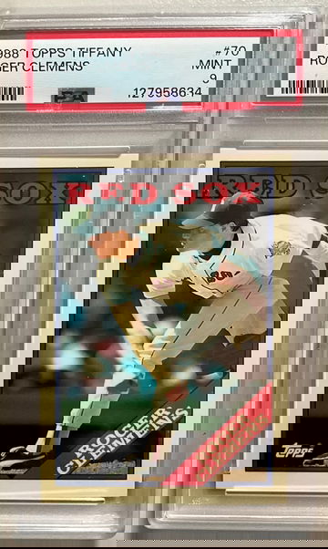 1988 TOPPS TIFFANY #70 ROGER CLEMENS PSA 9 MINT