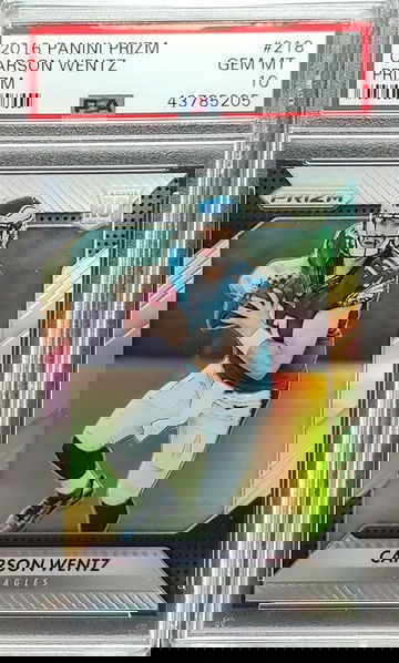 2016 Prizm Silver Carson Wentz RC Rookie PSA 10