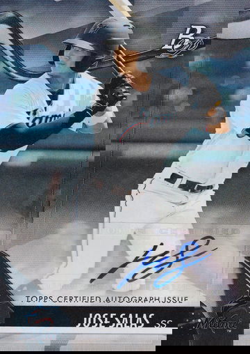 2021 Bowman Platinum Jose Salas #TOP-98 Autograph