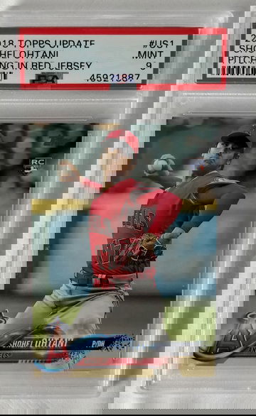 SHOHEI OHTANI TOPPS UPDATE US1 PSA 9