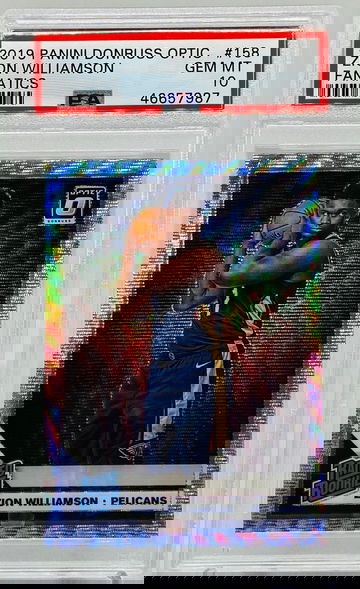 Zion Williamson Optic Silver Wave