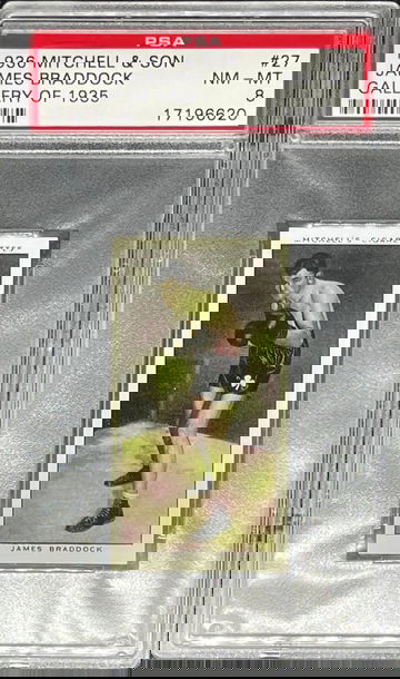 1936 Mitchell & Son Gallery of 1935 #27 James Braddock PSA 8