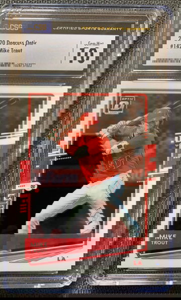 2020 Donruss Optic Mike Trout CSG 10