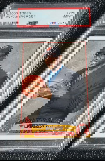 2003 Topps Dwyane Wade 225 PSA 9