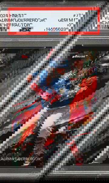 2024 Topps Finest Vladimir Guerrero Jr #71 Black Refractor /20 PSA 10