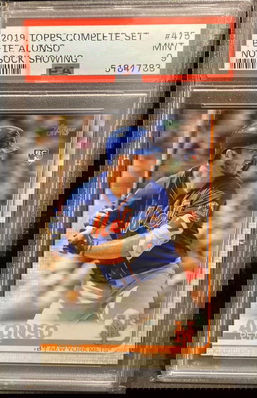 2019 Topps Complete Set Pete Alonso #475 PSA 9