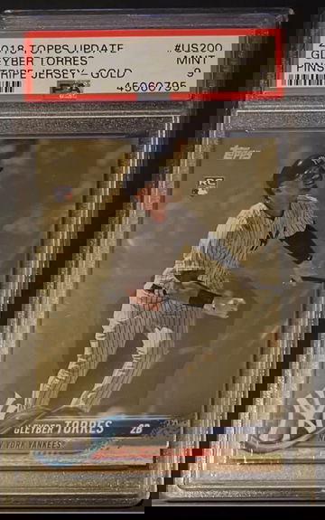 3018 Topps Update #US200 Gleyber Torres Gold PSA 9 Mint 