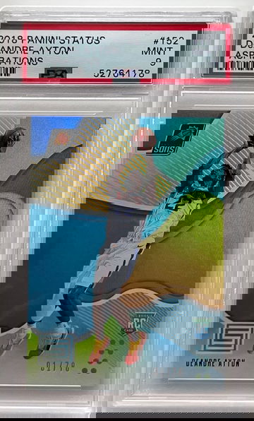 2018 Status DeAndre Ayton RC Aspirations 1/78 PSA 9